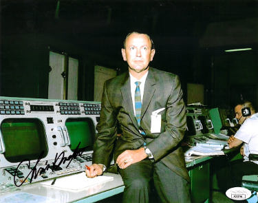 Chris/Christopher Kraft Autographed 1st NASA Flight Director 8x10 Photo- JSA #AC92796 (Apollo 13/Gemini/Mercury)-Powers Sports Memorabilia