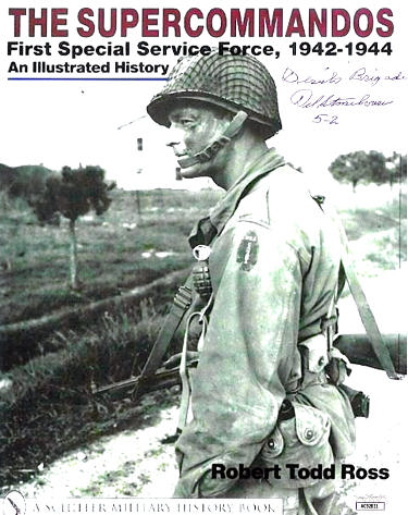 Del Stonehouse Autographed WWII Devil's Brigade Vintage B&W 8x10 Photo- JSA #AC92821-Powers Sports Memorabilia