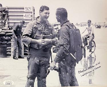Charles E. McGee Autographed 8x10 Photo- JSA #AC92641- Last Mission in Vietnam/Tuskegee Airmen/Red Tails/WWII/Korea-Powers Sports Memorabilia