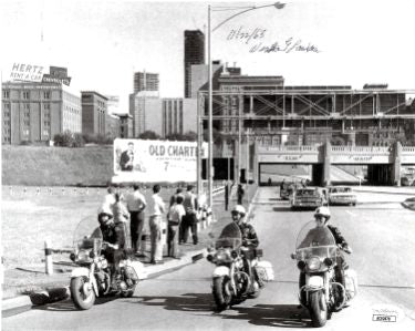 Winston Lawson Autographed Secret Service JFK Assassination 8x10 Photo 11/22/63- JSA #AC92678- Motorcade/Kennedy Detail-Powers Sports Memorabilia