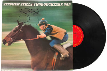 Stephen Stills Autographed 1978 Thoroughfare Gap Album Cover/LP/Vinyl Record- JSA #AF37156-Powers Sports Memorabilia