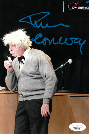 Tim Conway Autographed 5.25X8 Color Photo- JSA #AC92419 (The Carol Burnett Show/The Oldest Man)-Powers Sports Memorabilia
