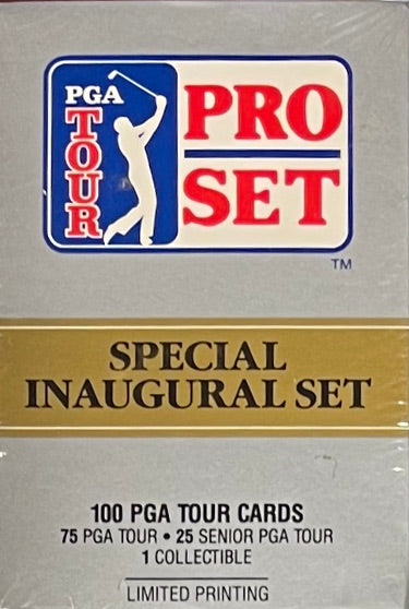 1990 Pro Set PGA Tour Set Special Inaugural Edition Factory Sealed/100 Cards-Powers Sports Memorabilia