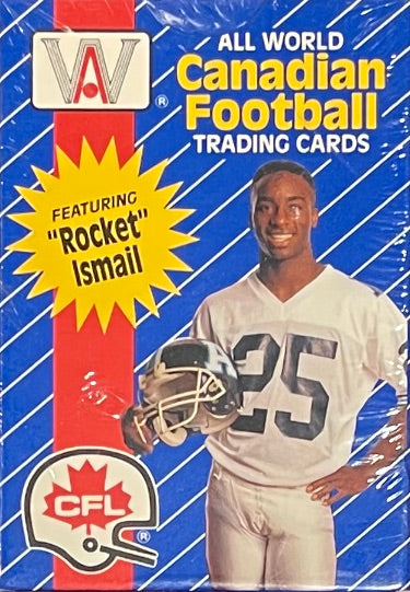 1991 All World CFL/ Canadian Football Factory Sealed Trading Card Set- 110 Cards/Featuring Rocket Ismail RC-Powers Sports Memorabilia