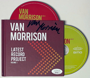 Van Morrison Autographed 2021 Latest Record Project Volume 1 Booklet Cover w/ 2 CD's- JSA Full LOA #XX77053 (Imperfect/RARE)-Powers Sports Memorabilia