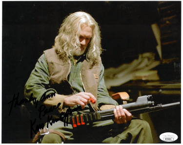 Kris Kristofferson Autographed 2002 Blade II Movie 8x10 Photo- JSA #AC92631- w/ Thanks Ann Peace Insc-Powers Sports Memorabilia