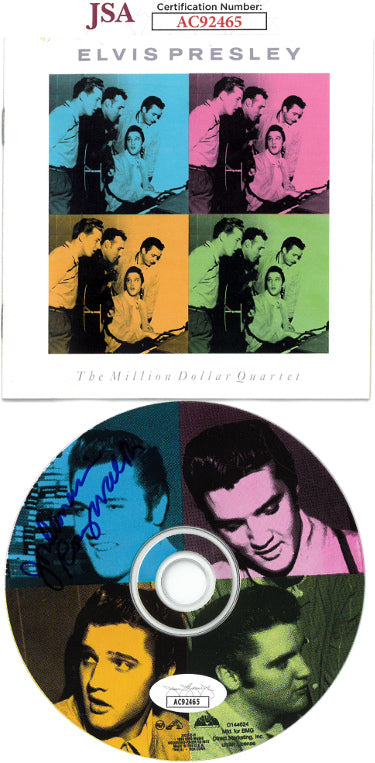 Elvis Presley's Jordainaires Ray Walker Autographed 1990 The Million Dollar Quartet Album CD w/ Cover- JSA #AC92465-Powers Sports Memorabilia