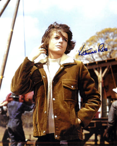 Katharine Ross Autographed 1968 Hellfighters Vintage 8x10 Photo- COA-Powers Sports Memorabilia