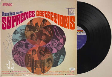 Mary Wilson Autographed 1968 Diana Ross & The Supremes Reflections Album Cover/LP/Vinyl/Record w/ Baby Love- JSA #AC92447-Powers Sports Memorabilia
