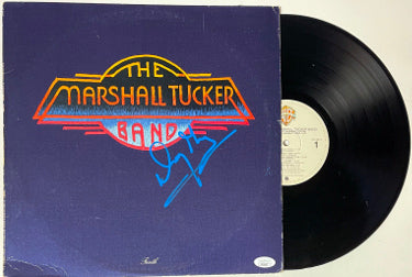 Doug Gray Autographed 1980 Marshall Tucker Band Tenth Album Cover/LP/Vinyl Record- JSA #AC92437-Powers Sports Memorabilia
