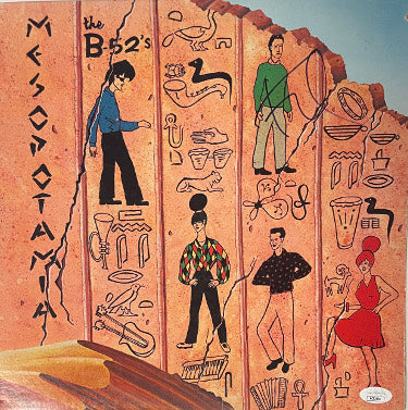Fred Schneider Autographed 1982 B-52's Mesopotamia EP Album Cover Only- JSA #AC92434-Powers Sports Memorabilia