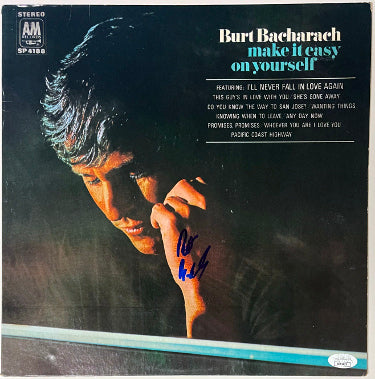 Burt Bacharach Autographed 1969 Make It Easy On Yourself LP/Album Cover JSA #AC92433-Powers Sports Memorabilia