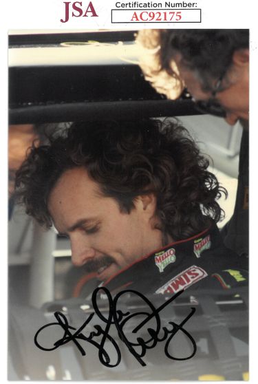 Kyle Petty Autographed NASCAR Winston Cup Series 4x6 Photo- JSA #AC92175-Powers Sports Memorabilia