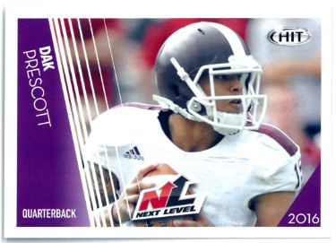 Dak Prescott 2016 Sage Hit Rookie Card (RC) #150 (Mississippi State/Dallas Cowboys)-Powers Sports Memorabilia