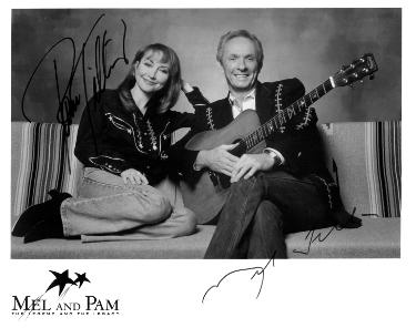 Mel and Pam Tillis dual Autographed The Legend & Legacy B&W 8x10 Photo?Çô COA (Country Music Legend)-Powers Sports Memorabilia