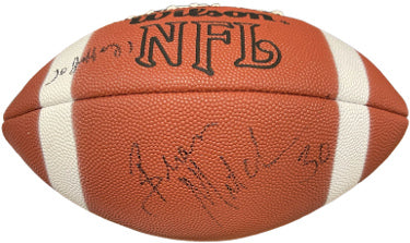 Brian Mitchell Autographed Wilson NFL Rep Composite Football #30 To: Jeffery- COA-Powers Sports Memorabilia