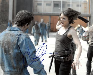 Lauren Cohan Autographed The Walking Dead Maggie Greene Rhee 8x10 Photo- COA-Powers Sports Memorabilia