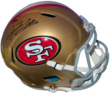 Kwon Alexander Autographed San Francisco 49ers FS Speed Rep Helmet- JSA Witnessed #WPP885519-Powers Sports Memorabilia