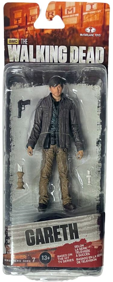 AMC The Walking Dead Gareth 5 inch Action Figure Series 7- McFarlane Toys-Powers Sports Memorabilia