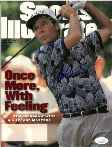 Ben Crenshaw Autographed Sports Illustrated Full Magazine 4/17/1995- JSA #EE63331 (no label)-Powers Sports Memorabilia
