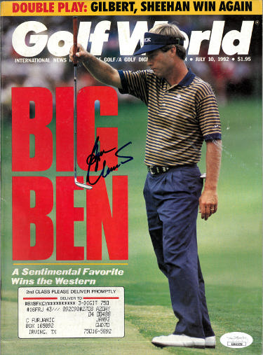 Ben Crenshaw Autographed Golf World Full Magazine 7/10/1992- JSA #EE63328-Powers Sports Memorabilia