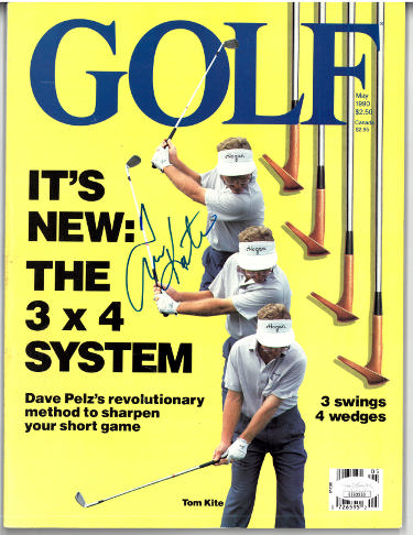 Tom Kite Autographed Golf Full Magazine May 1990- JSA #EE63253 (No Label)-Powers Sports Memorabilia