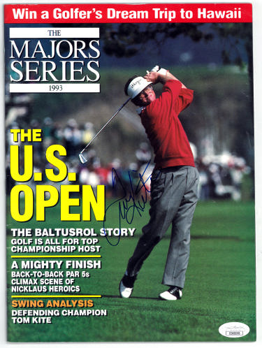Tom Kite Autographed 1993 The Major Series Full Magazine- JSA #EE63255 (No Label/US Open)-Powers Sports Memorabilia