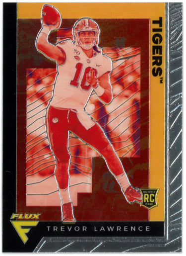 Trevor Lawrence 2021 Panini Chronicles Flux Draft Picks Rookie Card (RC) #232 (Clemson/Jaguars)-Powers Sports Memorabilia