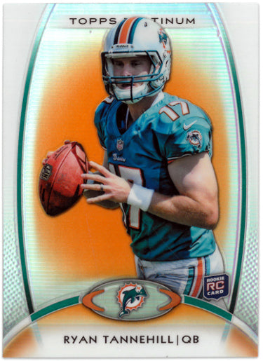 Ryan Tannehill 2012 Topps Platinum Rookie Card (RC) #110 (Texas A&M/Dolphins)-Powers Sports Memorabilia