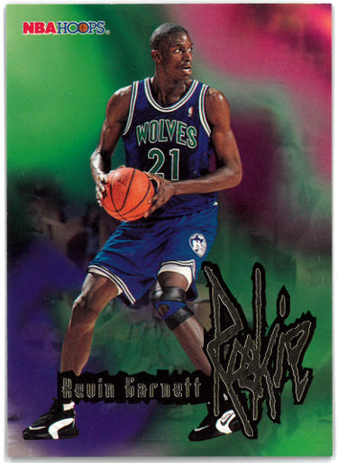 Kevin Garnett 1995-96 NBA Hoops Rookie Card (RC) #272 (Minnesota Timberwolves)-Powers Sports Memorabilia
