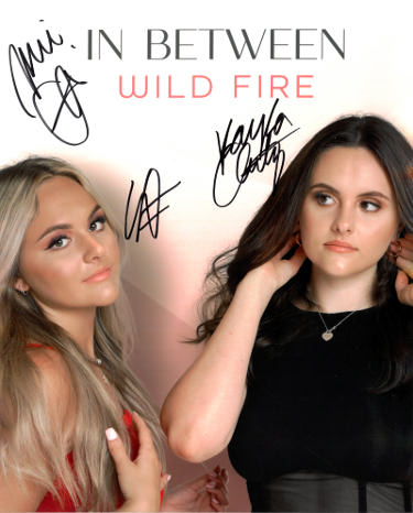 Kelli & Kayla Iutzwig Duo Autographed 2022 Wild Fire Album Cover 8x10 Photo- COA (Pop Rock /Country Sass)-Powers Sports Memorabilia