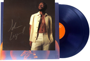 John Legend Autographed 2022 LEGEND Act 1 & 2 10.5X10.5 Art Card w/ Album Cover & Double LP?Çô COA-Powers Sports Memorabilia