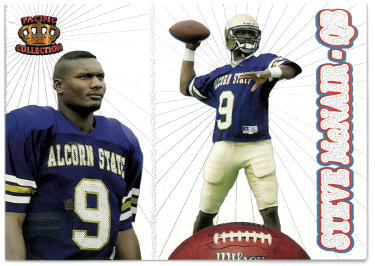 Steve McNair 1995 Pacific Collection Rookie Card (RC) #101 (Houston Oilers/Alcorn St/Titans)-Powers Sports Memorabilia
