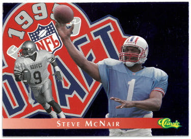 Steve McNair 1995 NFL Classic Images Draft Rookie Card (RC) #DC18 (Houston Oilers/Alcorn St/Titans)-Powers Sports Memorabilia