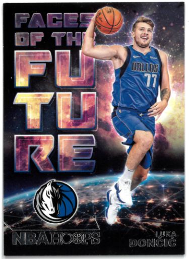 Luka Doncic 2018-19 Panini Hoops Face of the Future Rookie Card (RC) #3 (Dallas Mavericks)-Powers Sports Memorabilia