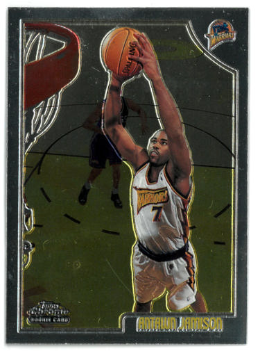 Antawn Jamison 1998-99 Topps Chrome Rookie Card (RC) #143 (Warriors/Tar Heels)-Powers Sports Memorabilia