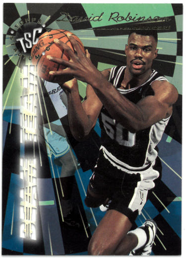 David Robinson 1995-96 Topps Stadium Club Beam Team Card #BT-1 (San Antonio Spurs)-Powers Sports Memorabilia