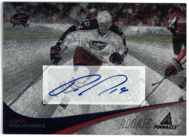 Ryan Johansen Autographed 2011-12 Panini Pinnacle NHL Rookie Auto Card (RC) #288 (Blue Jackets/Predators) - CTBL_035925-Powers Sports Memorabilia