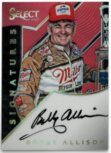 Bobby Allison Autographed 2017 Panini Select Racing NASCAR On Card Auto #S-BA- 05/25-Powers Sports Memorabilia