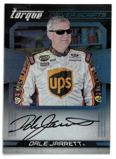 Dale Jarrett Autographed 2017 Panini Torque Racing Driver Scripts On Card Auto #DS-DJ-Powers Sports Memorabilia
