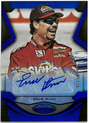 Ernie Irvan Autographed 2016 Panini Leaf Certified Racing NASCAR Auto Card #EI- 05/35-Powers Sports Memorabilia