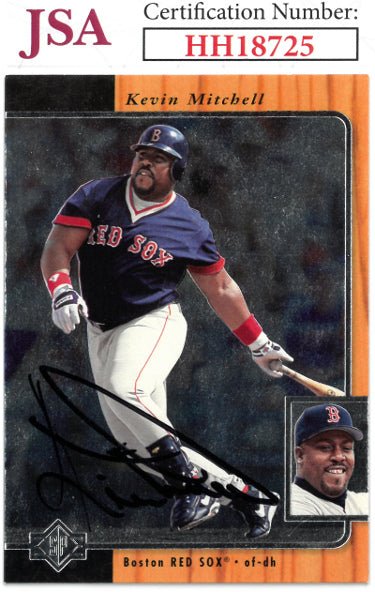 Kevin Mitchell Autographed 1996 Upper Deck SP Baseball On Card Auto #42- JSA #HH18725 (Boston Red Sox)-Powers Sports Memorabilia