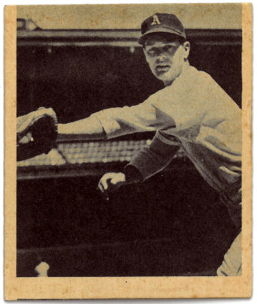 Eddie Joost 1948 Bowman Baseball Card #15 (OC) (Philadelphia Athletics)-Powers Sports Memorabilia