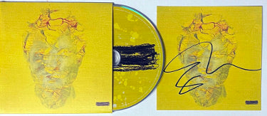 Ed Sheeran Autographed 2023 Subtract Art Card/Book/CD- COA (Eyes Closed/Boat)-Powers Sports Memorabilia