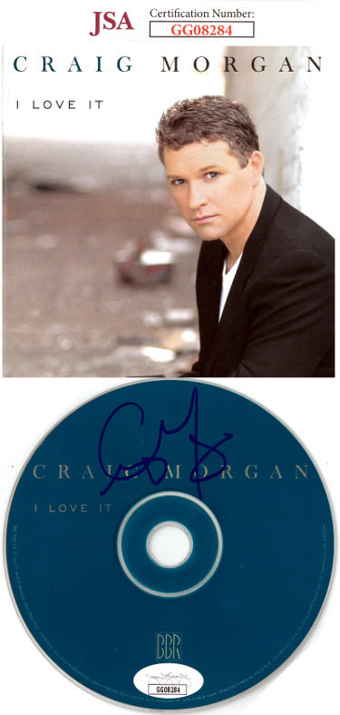 Craig Morgan Autographed 2002 I Love It Album CD w/Cover Booklet & Case- JSA #GG08284-Powers Sports Memorabilia