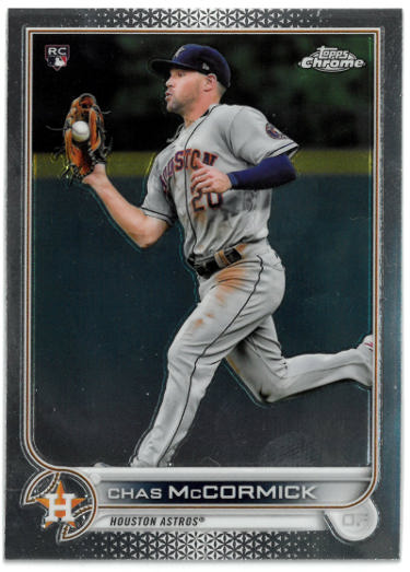 Chas McCormick 2022 Topps Chrome Rookie Card (RC) #43 (Houston Astros)-Powers Sports Memorabilia