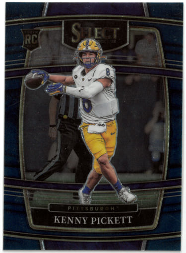 Kenny Pickett 2022 Panini Select Draft Picks Concourse Blue Rookie Card (RC) #23 (Pittsburgh/Steelers)-Powers Sports Memorabilia