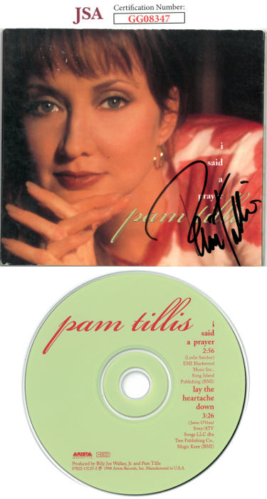 Pam Tillis Autographed 1998 I Said A Prayer Hard Cover Booklet w/ CD- JSA #GG08347-Powers Sports Memorabilia