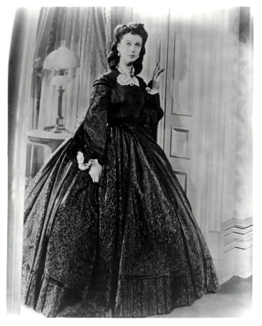 Vivien Leigh 1939 Gone With the Wind Scarlett O'Hara Vintage B&W 8x10 Photo-Powers Sports Memorabilia
