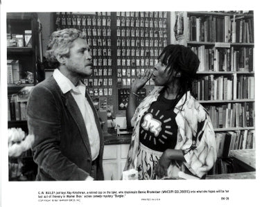 Whoopi Goldberg & GW Bailey 1987 Burglar B&W Movie Promo 8x10 Photo-Powers Sports Memorabilia
